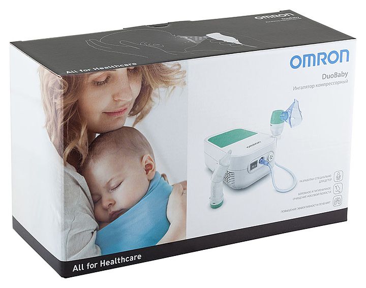 Ингалятор небулайзер Omron DuoBaby Ne-c301-e. Made in Italy