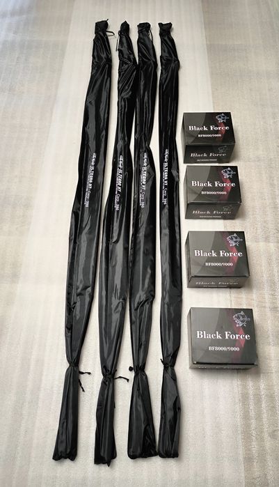 SET 4 Lansete ULTEGRA XT CARP 3.90m,2 tronsoane + 4 Mulinete FL 9000