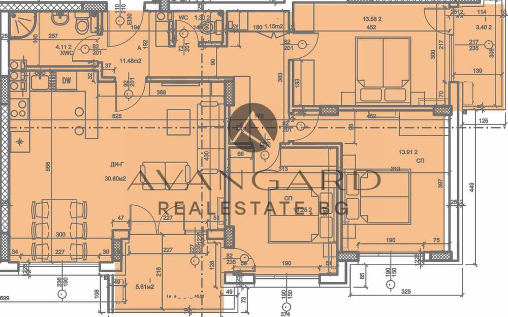 Продава се Четиристаен апартамент в Пловдив, Христо Смирненски - 138 кв.м за 818 €/кв.м - Снимка #1