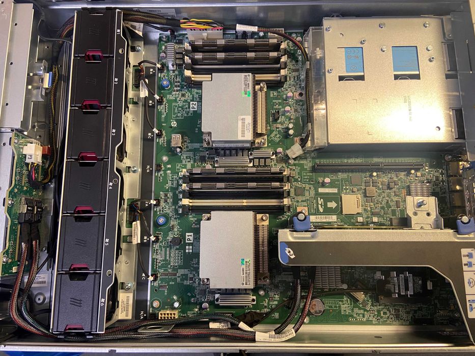 Сървър HP DL380e G8 2x Xeon E5-2450L 16 core, 32GB RAM, 2xPSU, Proxmox