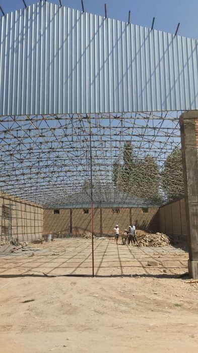 Континер матирялидан том навес хизмати