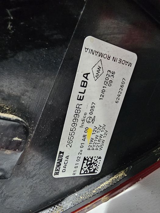 Stop stanga Dacia Logan 3 Facelift 2023 cod 265559998R