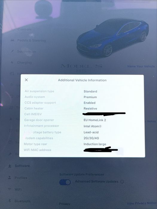 Tesla Model S SC01 Free Supercharging / MCU2 / CCS / AVILOO 87.5