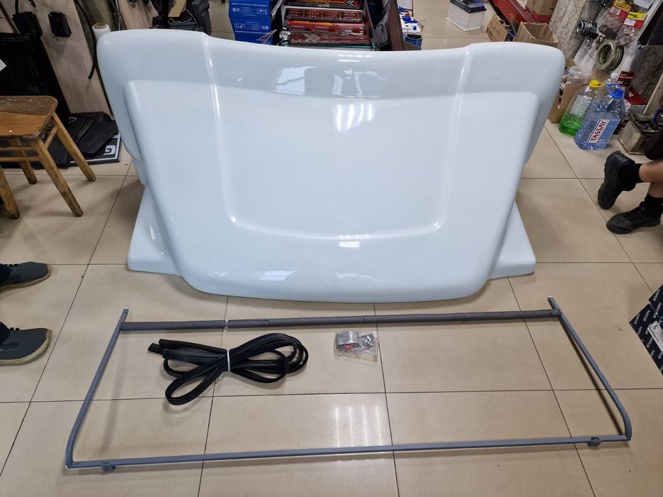 Обтекатель на Газель некст комплект 100000тг. Спойлер на Газель в сбор