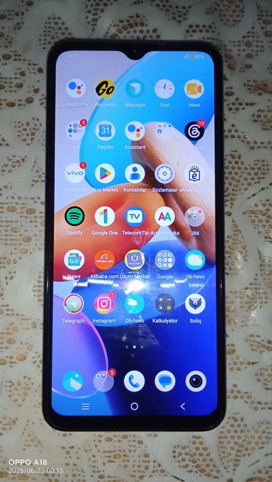 VIVO Y35 14FUNTOUCH OS Android versiyasi 14