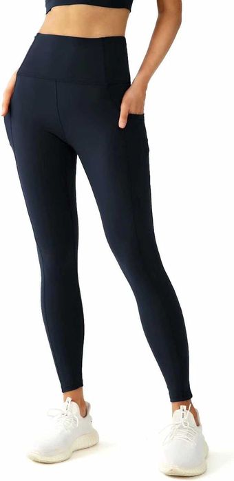 Дамски спортен клин с висока талия QUEENIEKE – син, XXL