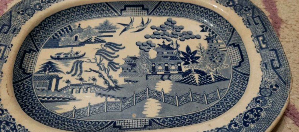 Platou vechi ceramic