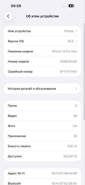 Iphone 14 pro max 256gb