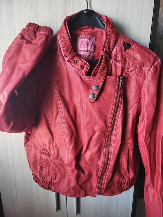 Дамско яке ,винено червено M/L.