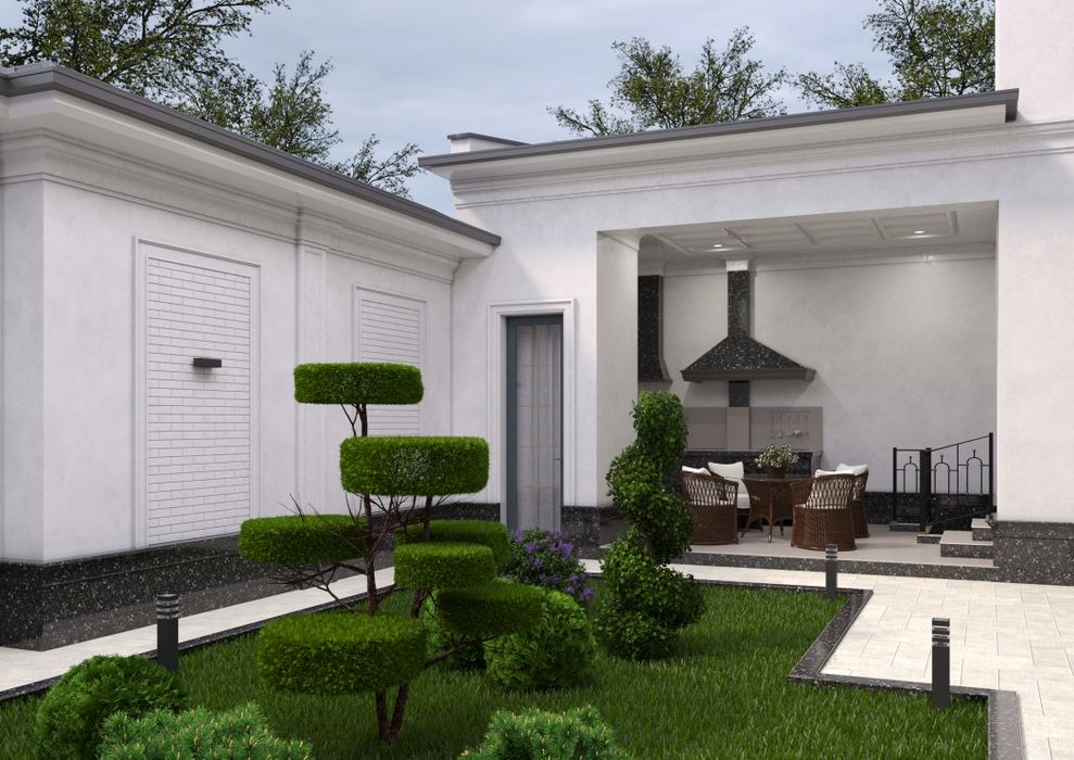 Махаля Ракат 2 этажный дом, участок 3,2 сотки коробка