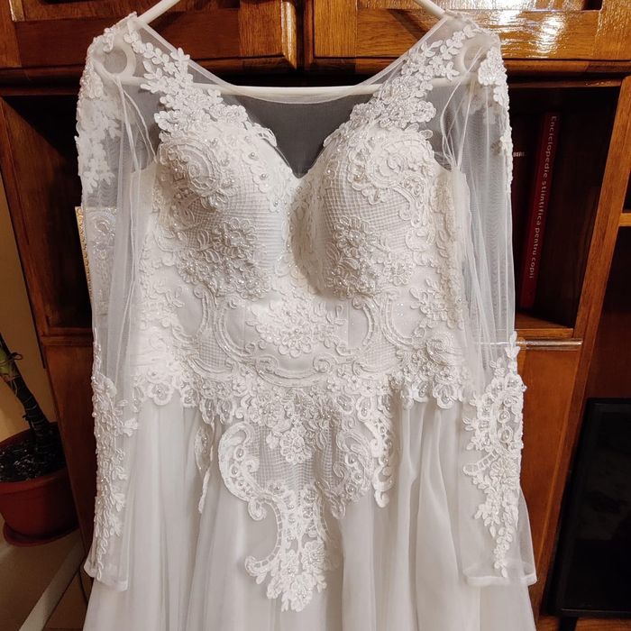 Rochie mireasa corset reglabil