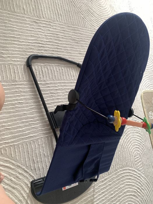 Шезлонг синий, самовывоз