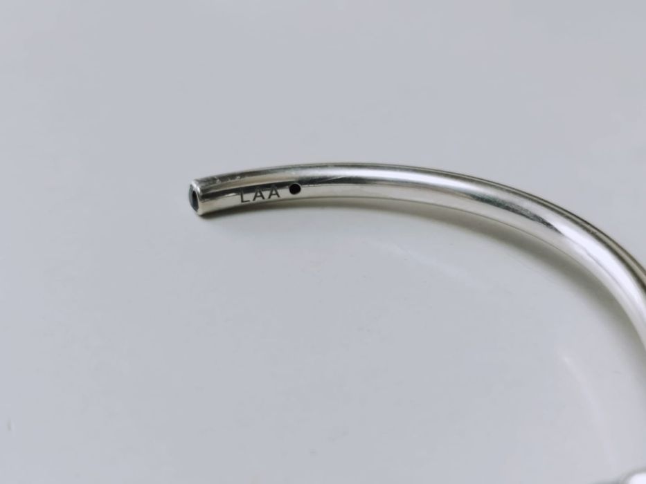 Bratara Trollbeads din argint de 925 cu ametist fatetat si charm