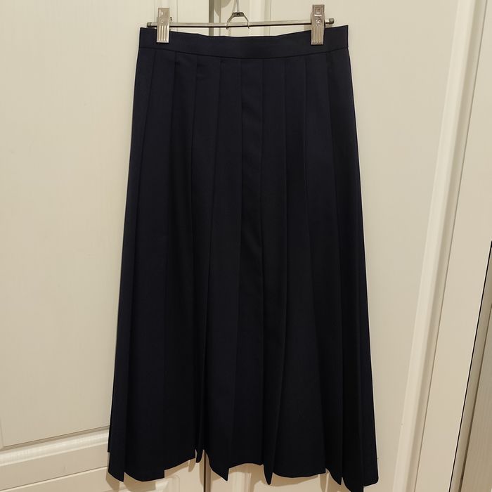 тёмно-синяя юбка школьная