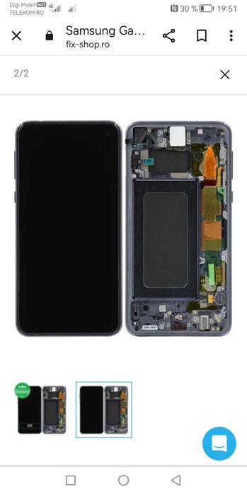 Display Samsung S20+  plus original din dezmembrări