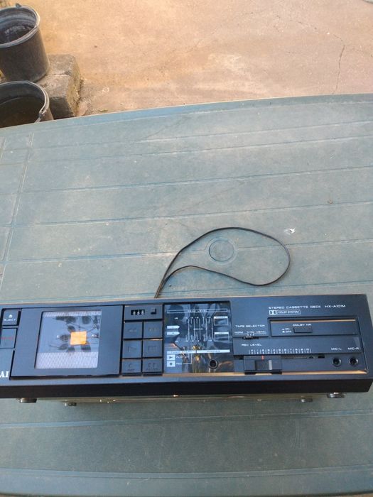 Magnetofon Philips 4408 ,preamplificator doza magnetică, deck audio Akai.