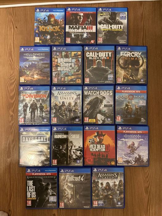 PS 4 18 jocuri 2 controler