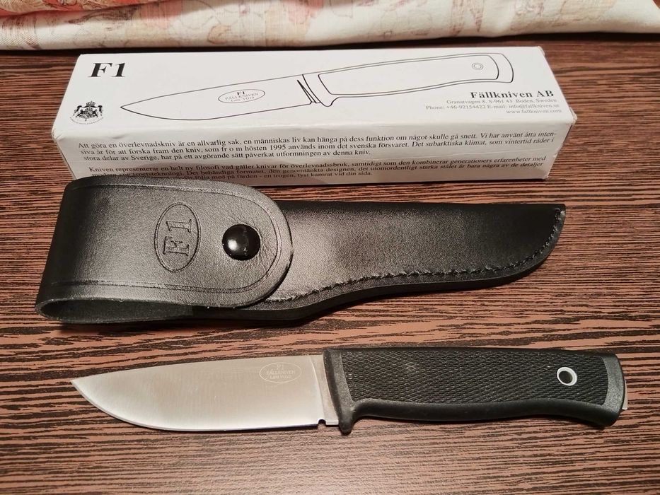 Cutit camping Real Steel Bushcraft III Black Thorn Falkniven