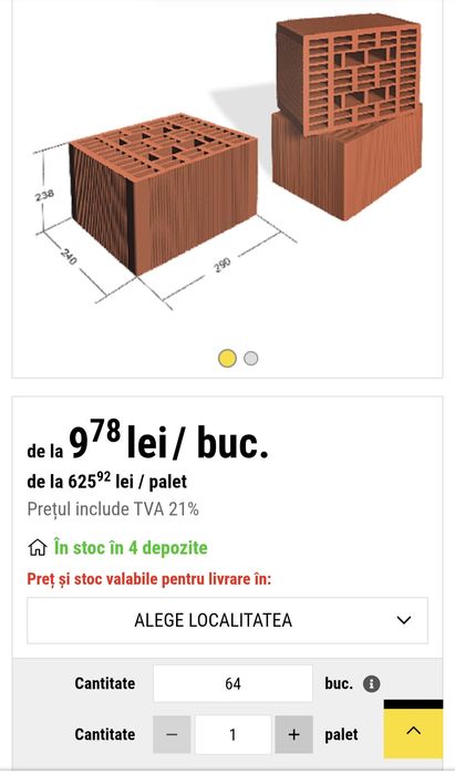 Vand  caramida Soceram