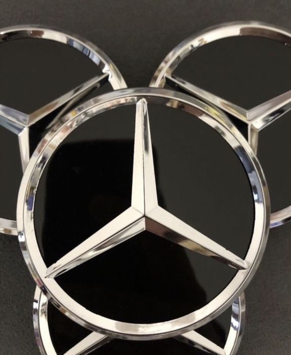 Capace Roti/Jante Mercedes Class negre 75mm A B C E S CLA/CLK/CLS/GLA