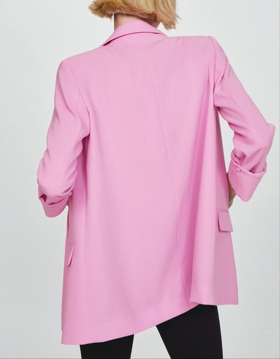 MANGO дамско розово сако тип блейзър