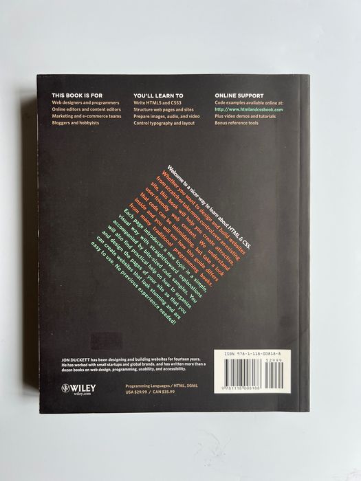 HTML & CSS Design and Build Websites, Jon Duckett, Bestseller Ръководство по Уеб Дизайн и Програмиране,