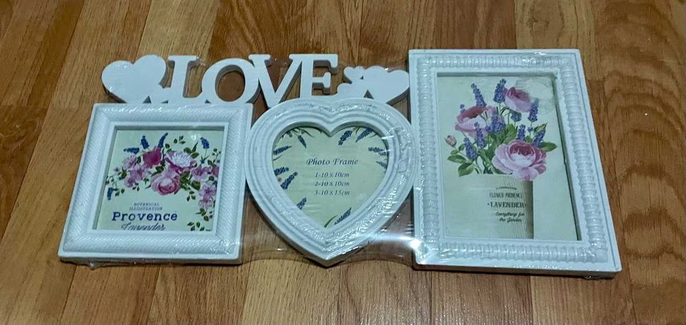 Продам новую декоративную фоторамку LOVE в стиле Прованс, торг