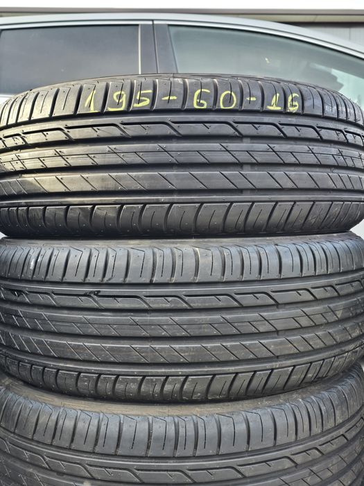 4 Броя 195/60/16 Bridgestone 8mm КАТО НОВИ