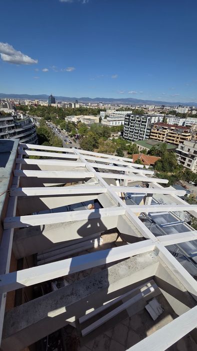 Дървени конструкци, Ремонт на покриви, навеси, Хидроизолации