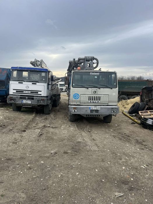 Услуга със стационарна бетон  помпа