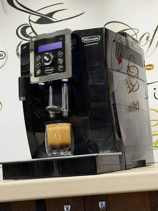 Кафемашина кафе автомат delonghi cappuccino с гаранция