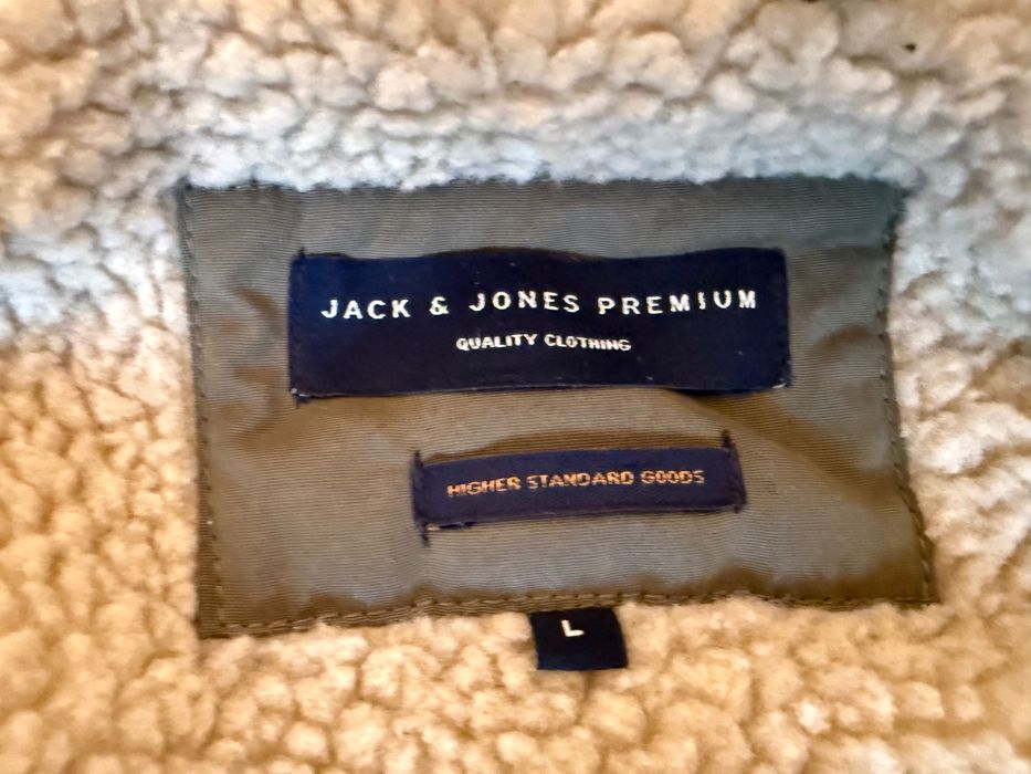 Geaca parka de iarna - Jack & Jones PREMIUM - verde kaki, marimea L