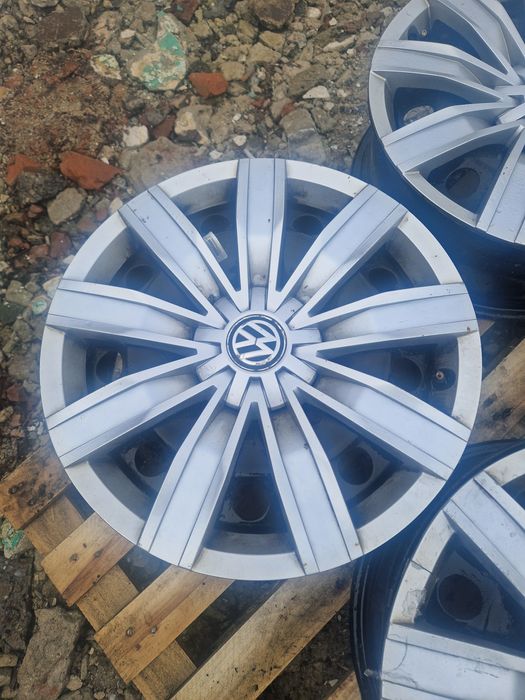 Jante 5x112 R17 originale vw Jante Oțel cu capace