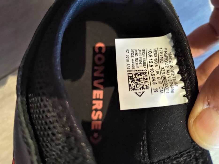 Converse All Stars negru/rosu