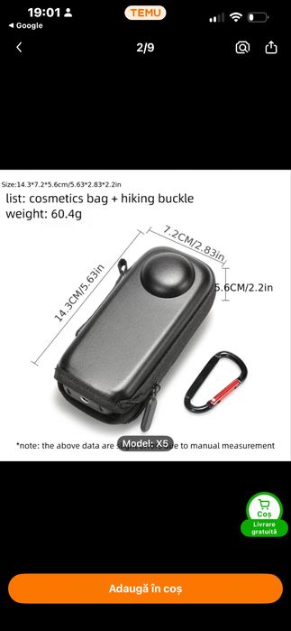 Insta 360 x5  accesori