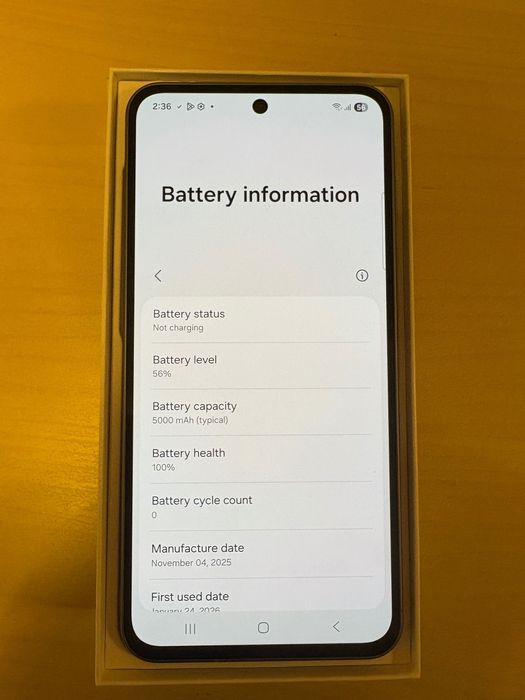 Samsung Galaxy A56 5G- 128GB- 8GB RAM НОВ!