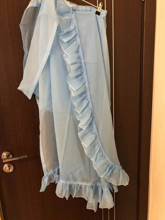 Пердета в нежно синьо -бр.