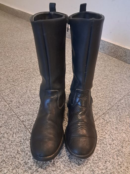 Кожени ботуши за момиче 35 номер