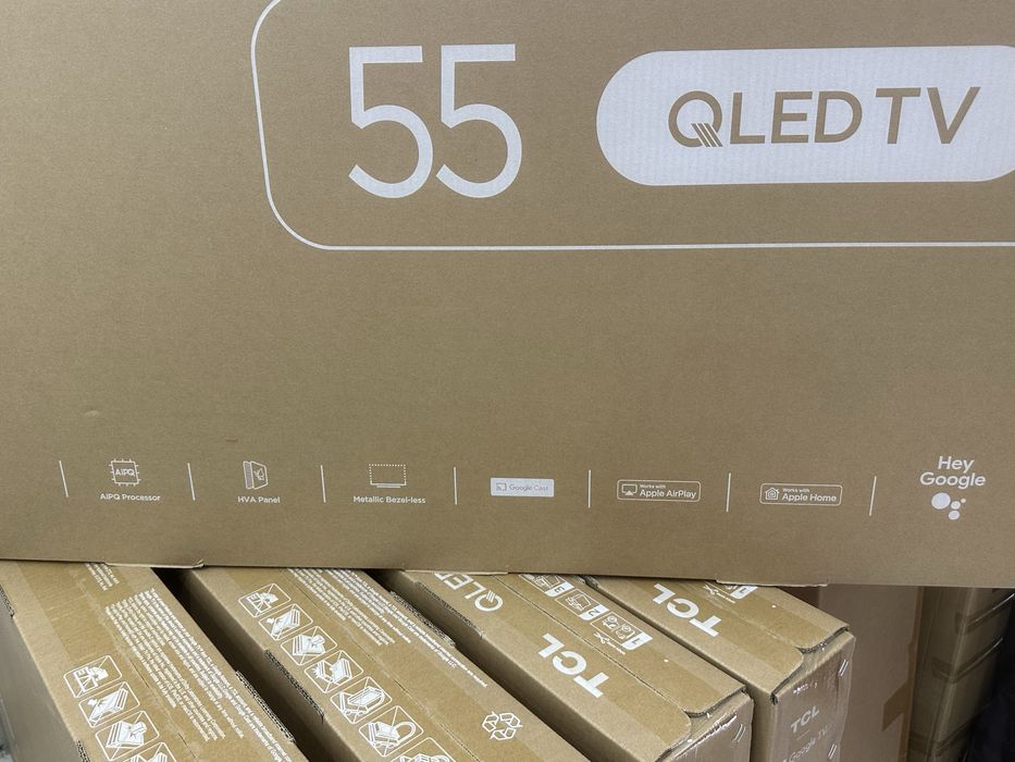Телевизор TCL 55 T6D QLED 2026 GoogleTv новый модель Доставка Прошивка