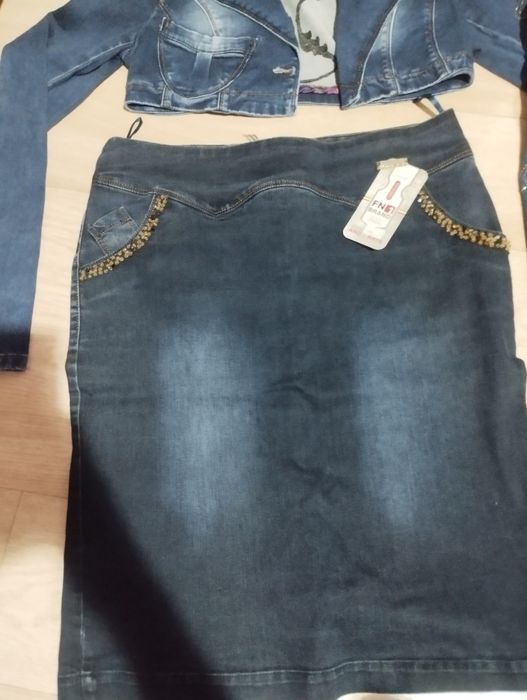 Джинсовые юбки 44  - 50