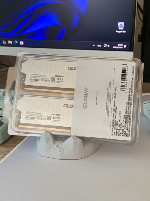 GLOWAY DDR5 24Gb RAM (12Gb x2) White
