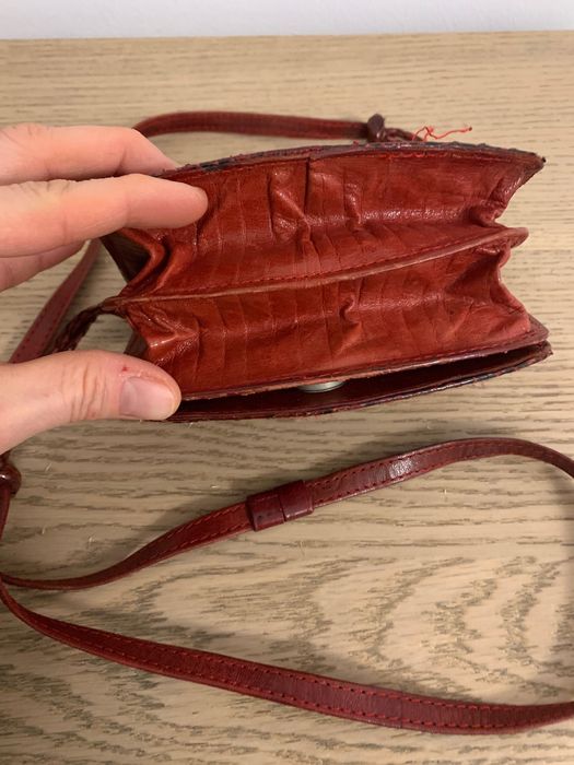 Geanta piele de șarpe autentica