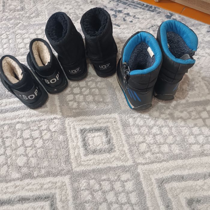 Сапоги детские теплые