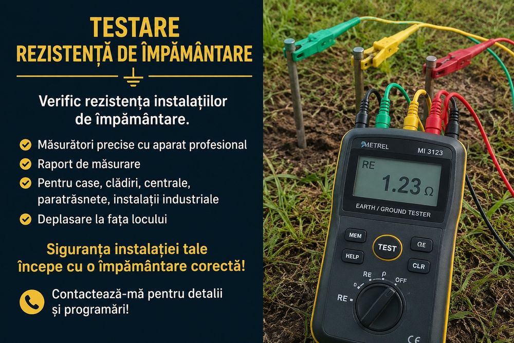Testare rezistenta de impamantare