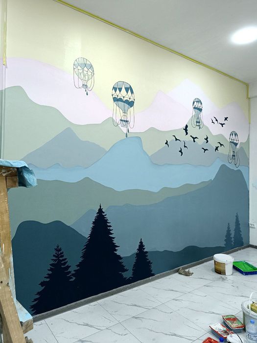 Роспись стен и интерьерние картины