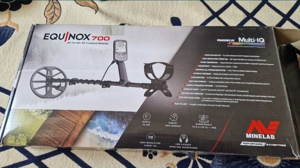 Металлоискатель,золотоискатель. EQUNIOX 700