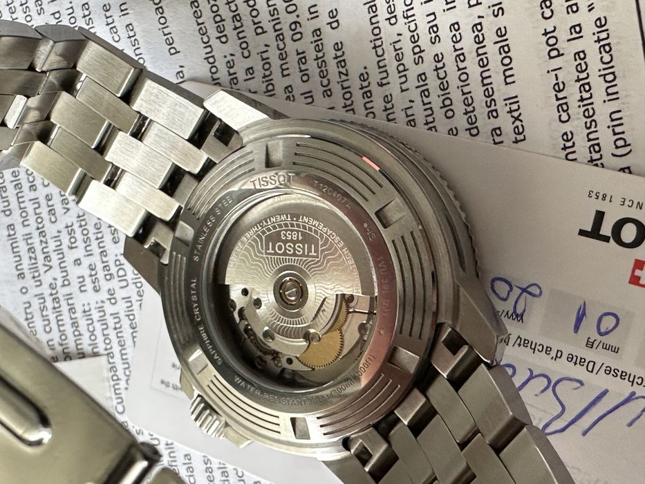 Vand ceas Tissot Seastar 1000, diver 300M, 43mm, NOU!