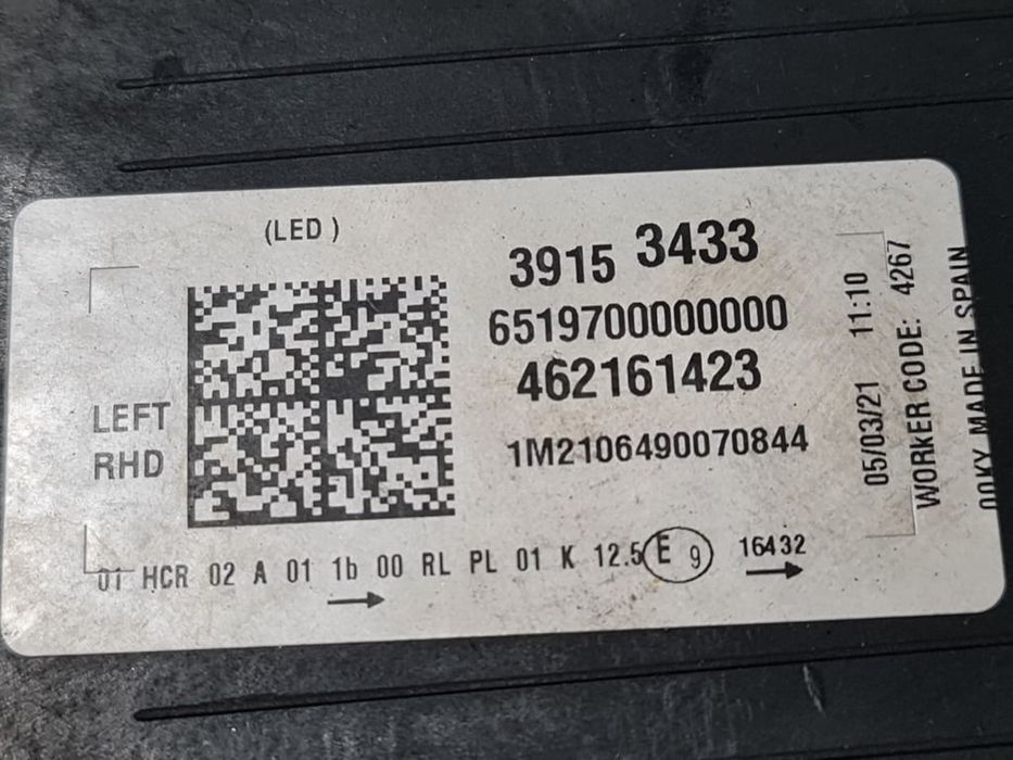 Far Stanga Opel Crossland Facelift 2020 - 2025 SUV 4 Usi (1359) LED Adaptiv 39153433