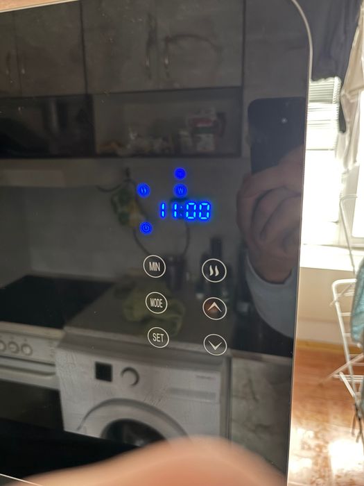 Електрическа печка с тъч панел за управление