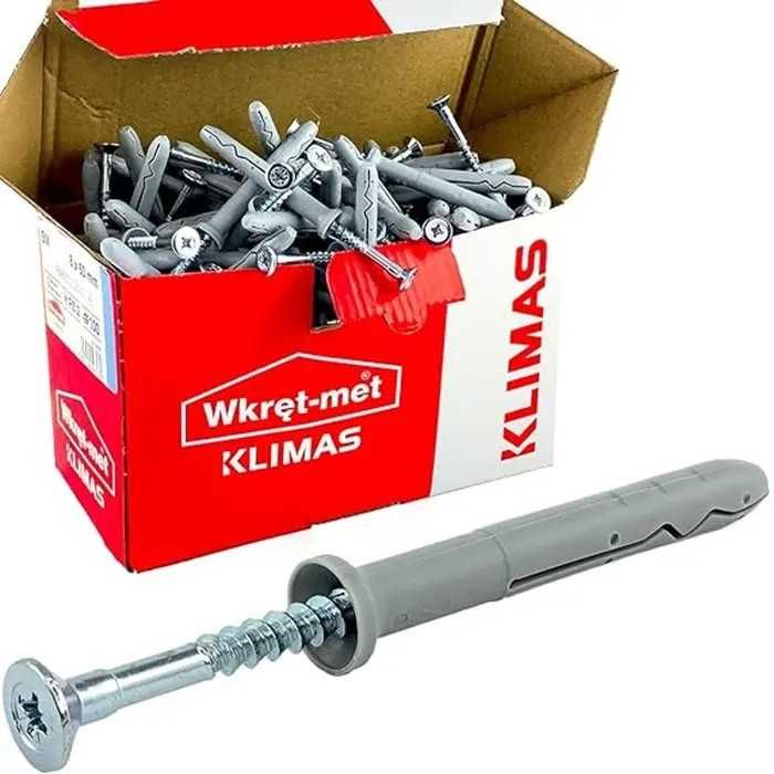 Klimas  suruburi  cap inecat 6x120 dibluri negrese lemn case